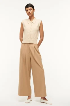 STAUD NOLA SWEATER   CAMEL Best