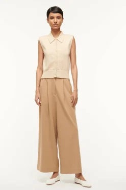 STAUD NOLA SWEATER   CAMEL Best