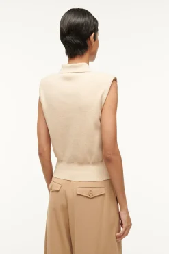 STAUD NOLA SWEATER   CAMEL Best
