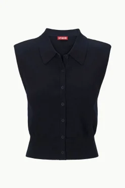 STAUD NOLA SWEATER   NAVY Best