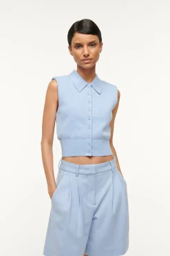 STAUD NOLA SWEATER   PERIWINKLE Discount