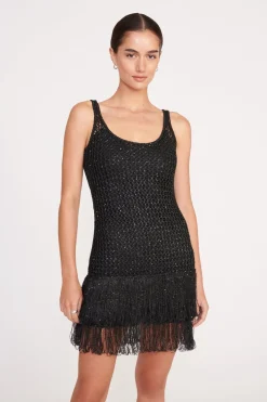 STAUD NOVA DRESS   BLACK New