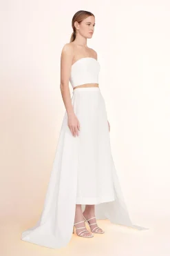 STAUD NYLA TOP   WHITE New