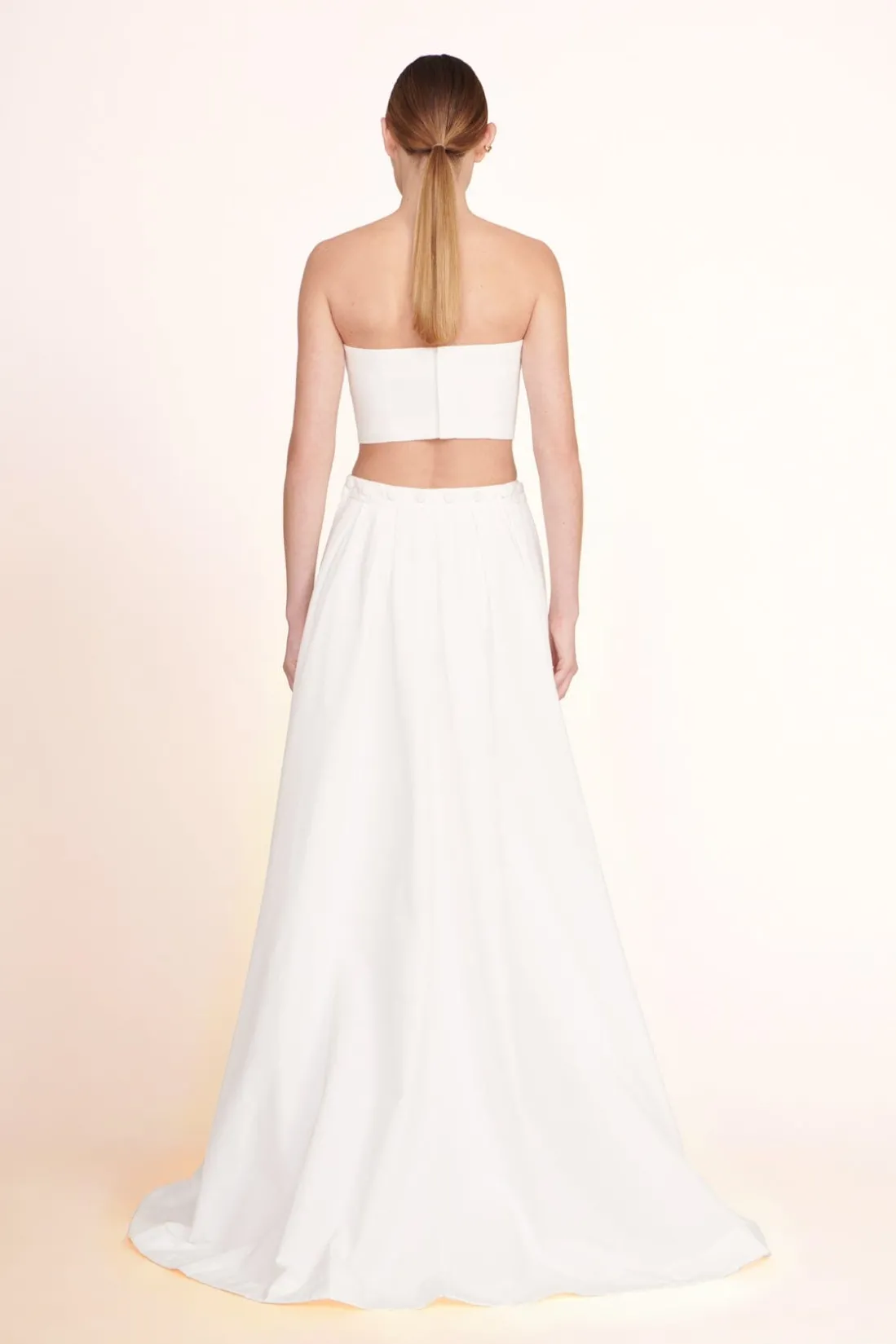 STAUD NYLA TOP WHITE New