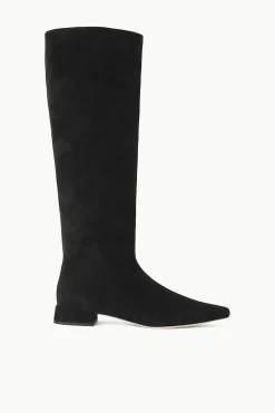 STAUD OLGA BOOT  BLACK SUEDE BLACKSUEDE