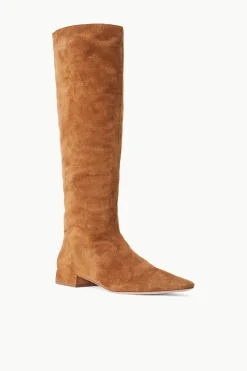 STAUD OLGA BOOT TAN SUEDE TANSUEDE New