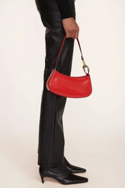STAUD OLLIE BAG   CHERRY Discount