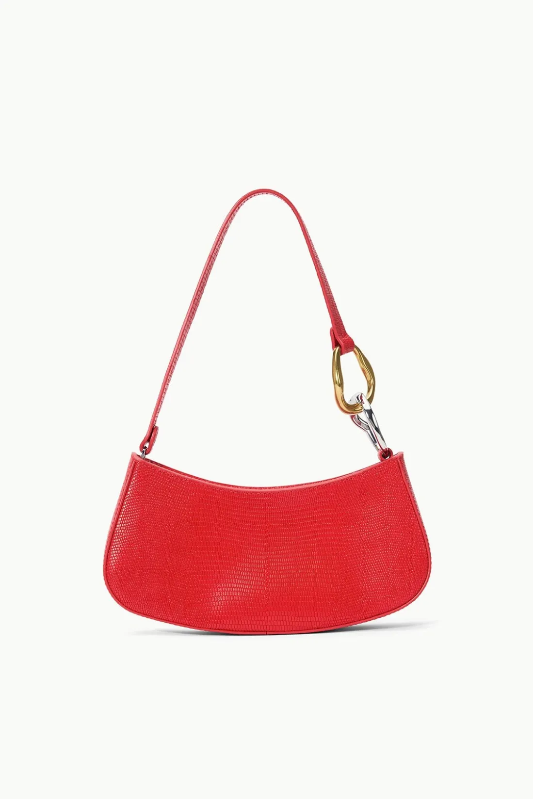 STAUD OLLIE BAG RED ROSE REDROSE Hot