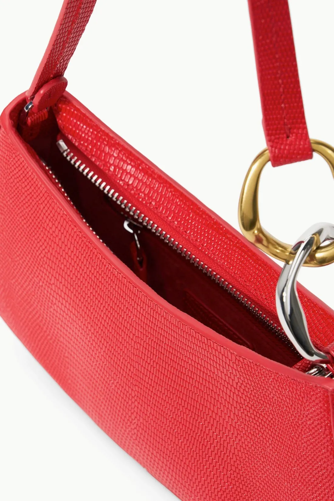 STAUD OLLIE BAG RED ROSE REDROSE Hot
