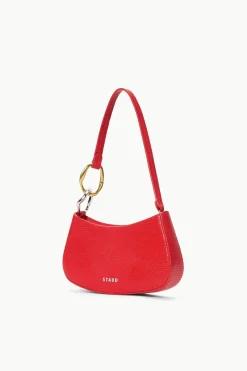 STAUD OLLIE BAG RED ROSE REDROSE Hot