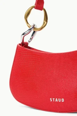 STAUD OLLIE BAG RED ROSE REDROSE Hot