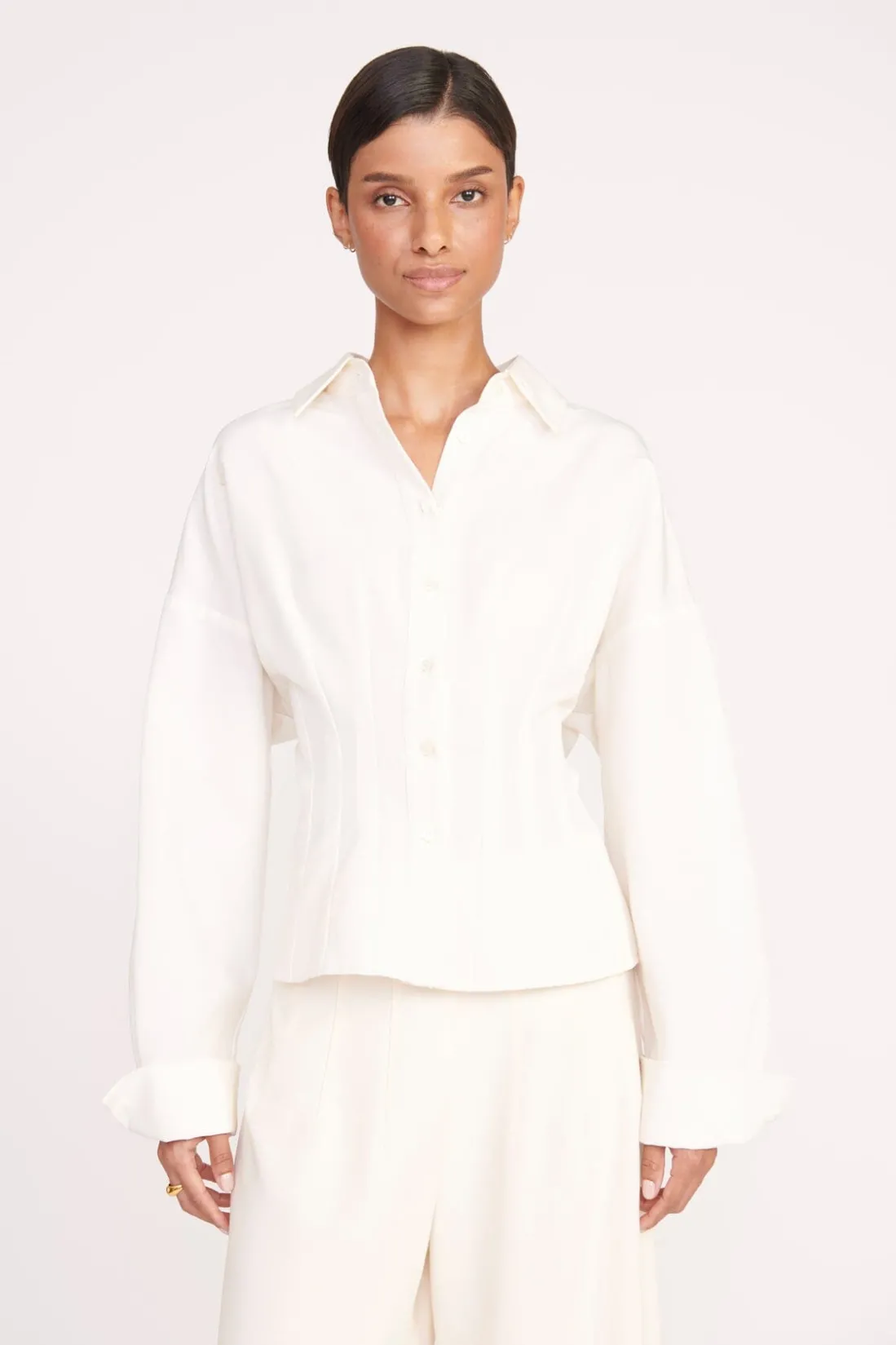 STAUD OPHELIA TOP IVORY Sale
