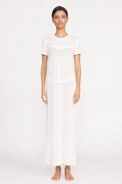 STAUD OTTILIE DRESS   WHITE Outlet