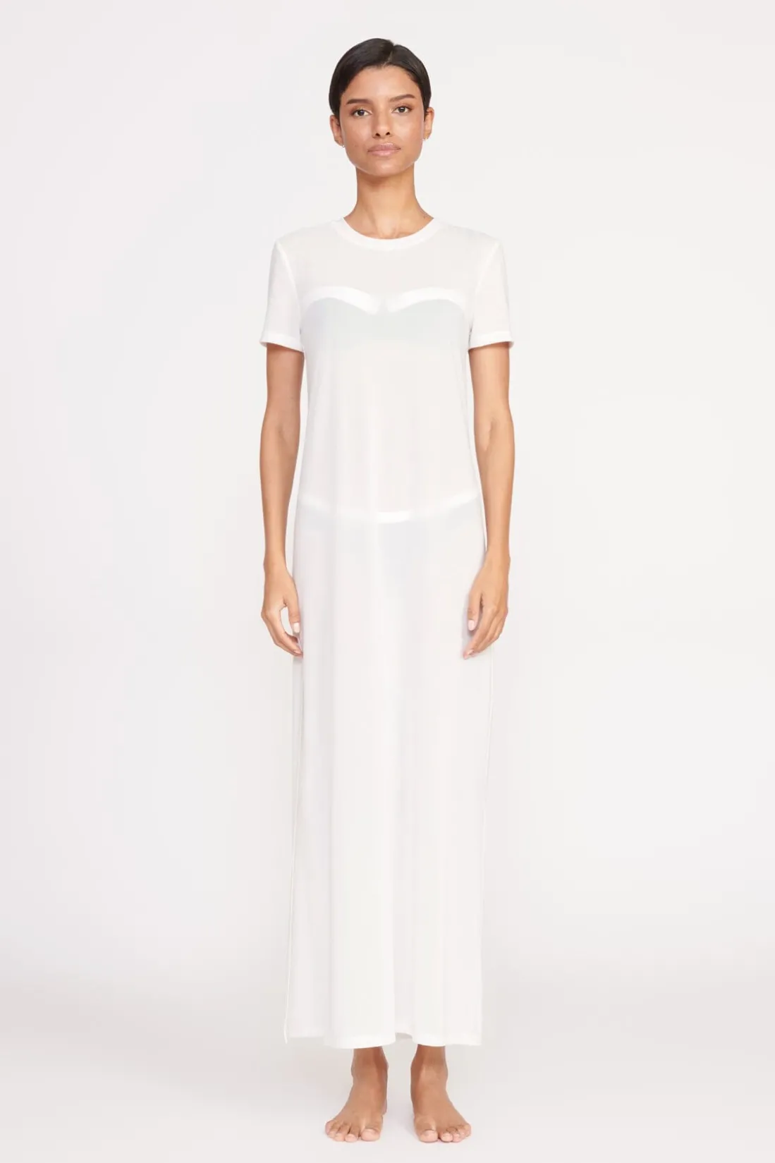 STAUD OTTILIE DRESS WHITE Outlet