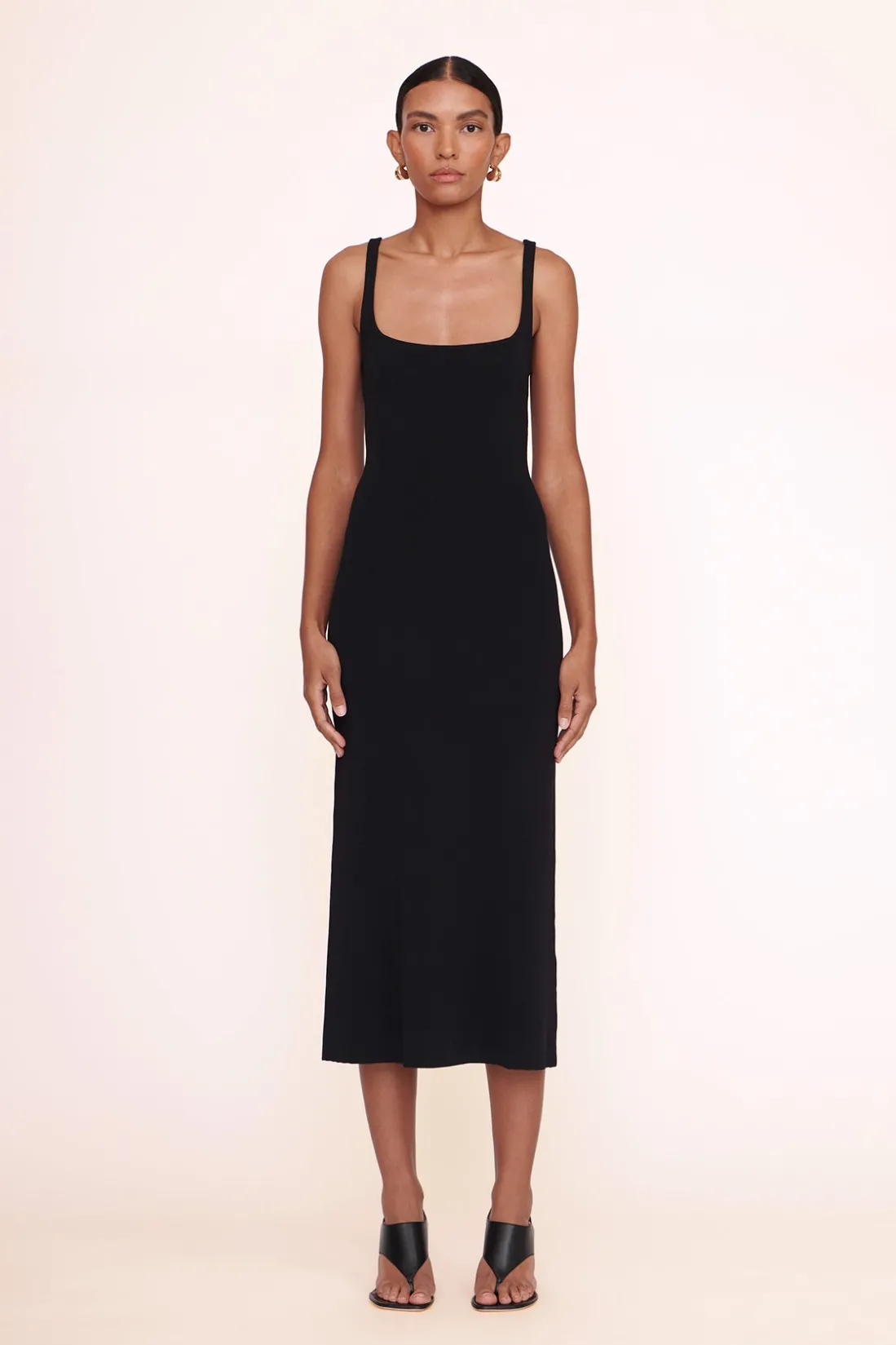 STAUD PAITYN DRESS BLACK Discount