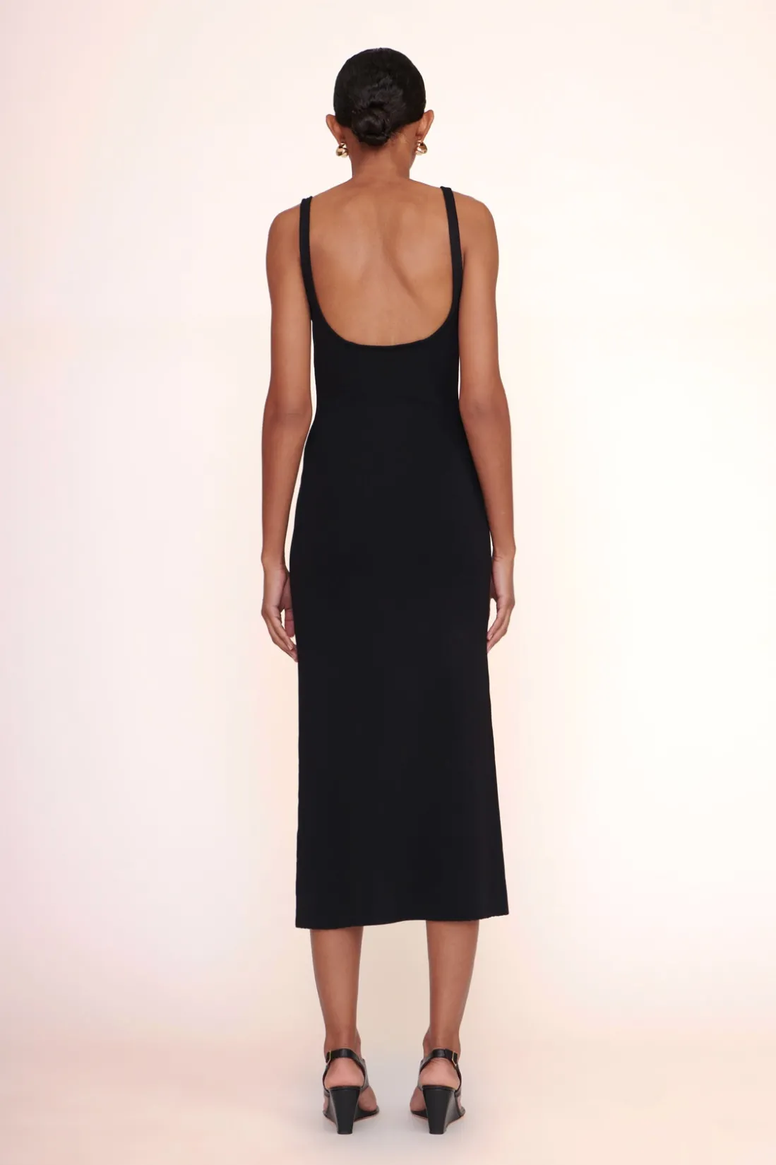 STAUD PAITYN DRESS BLACK Discount