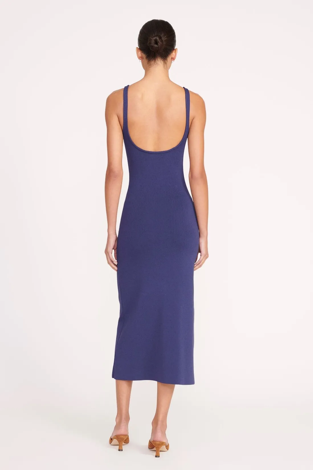 STAUD PAITYN DRESS NAVY Clearance