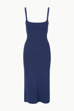 STAUD PAITYN DRESS NAVY Clearance