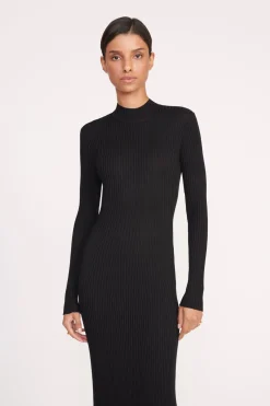 STAUD PALMIRA DRESS BLACK Clearance