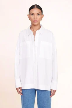 STAUD PAYTON TOP   WHITE