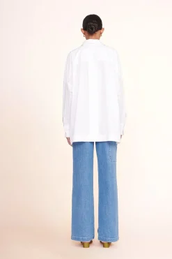 STAUD PAYTON TOP WHITE