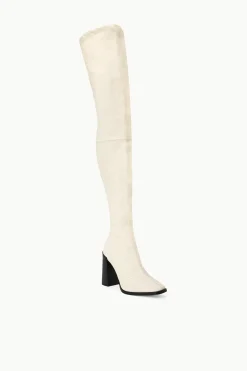 STAUD PAZ OVER THE KNEE BOOT   CREAM New