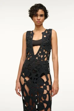STAUD PELLEGRINO DRESS BLACK Discount