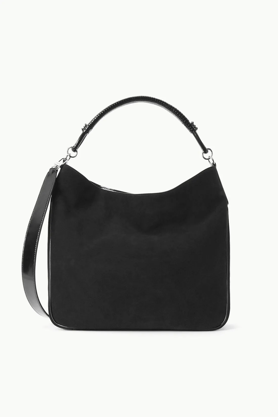 STAUD PERRY BAG SUEDE BLACK New