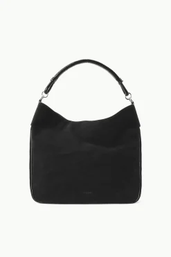 STAUD PERRY BAG SUEDE BLACK New
