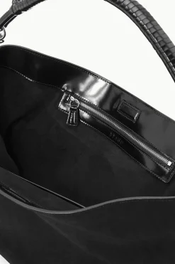 STAUD PERRY BAG SUEDE BLACK New