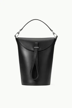 STAUD PHOEBE CONVERTIBLE BUCKET BAG BLACK New