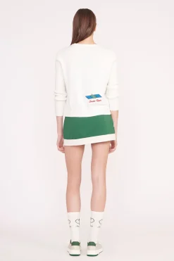 STAUD PICKLER SWEATER   IVORY Discount