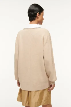 STAUD PIETRO SWEATER  CAMEL WHITE CAMELWHITE Best