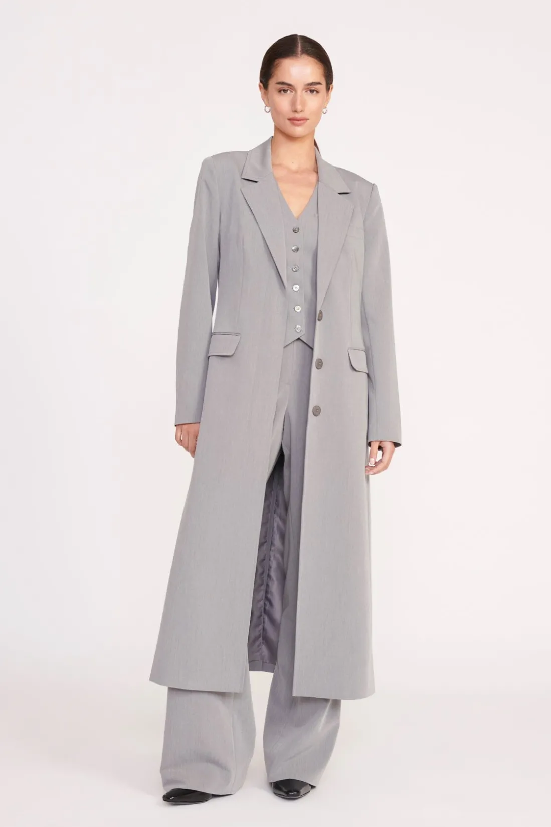 STAUD RALPH COAT HEATHER GREY HEATHERGREY Sale