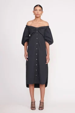 STAUD REESE DRESS BLACK Discount