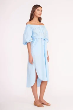 STAUD REESE DRESS  FRENCH BLUE FRENCHBLUE Online