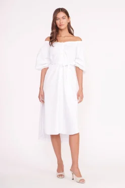 STAUD REESE DRESS WHITE Online