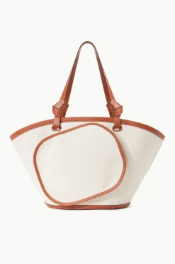 STAUD REPLAY TOTE NATURAL TAN NATURALTAN