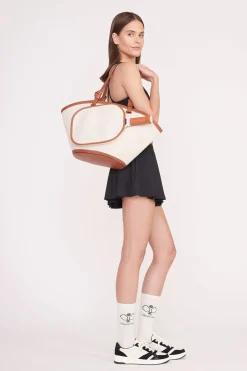 STAUD REPLAY TOTE  NATURAL TAN NATURALTAN