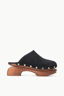 STAUD RHODES CLOG   BLACK Outlet