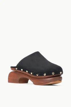 STAUD RHODES CLOG   BLACK Outlet