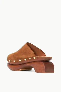 STAUD RHODES CLOG   TAN Discount