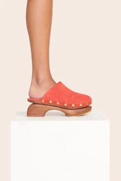 STAUD RHODES CLOG   TAN Discount