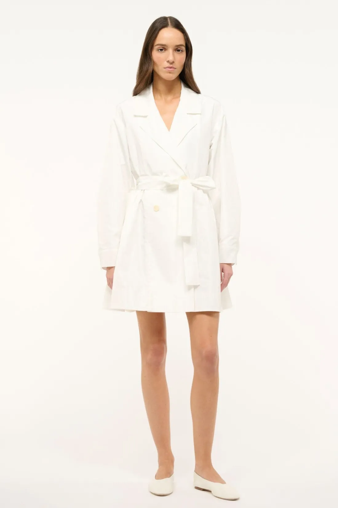 STAUD RINA TRENCH WHITE Outlet