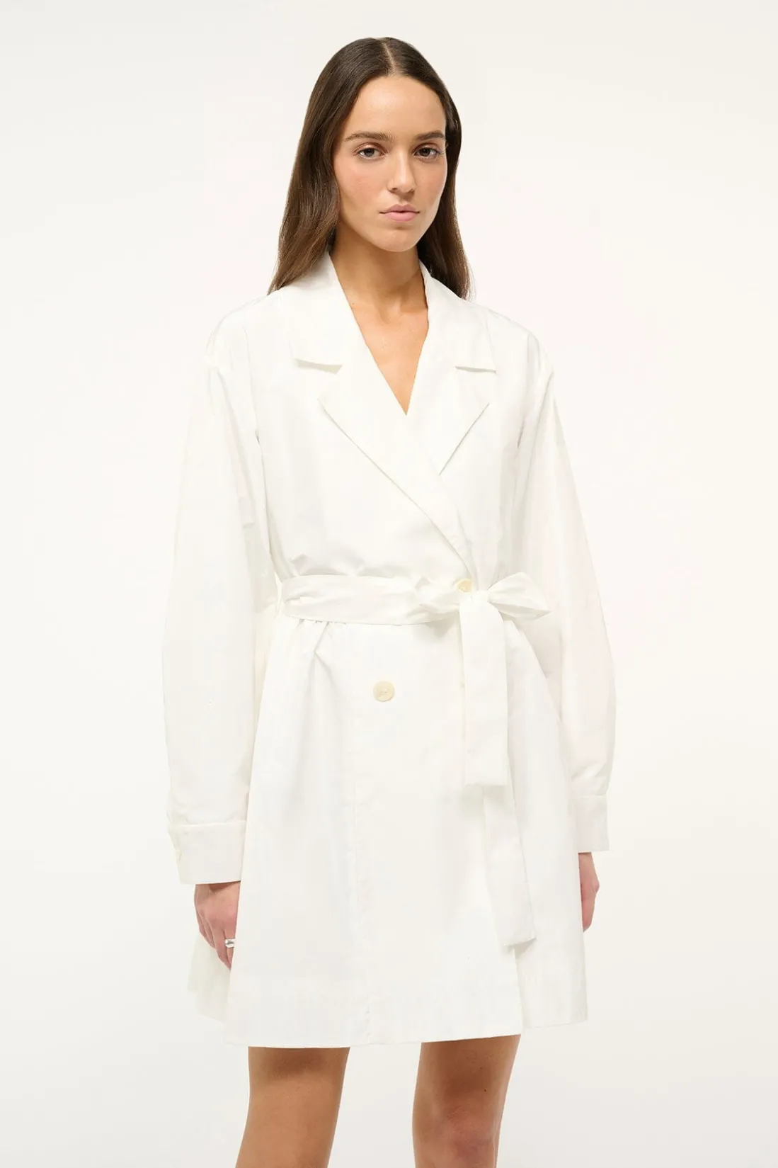 STAUD RINA TRENCH WHITE Outlet