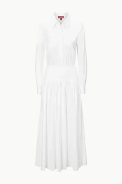STAUD ROCCO DRESS   WHITE Online