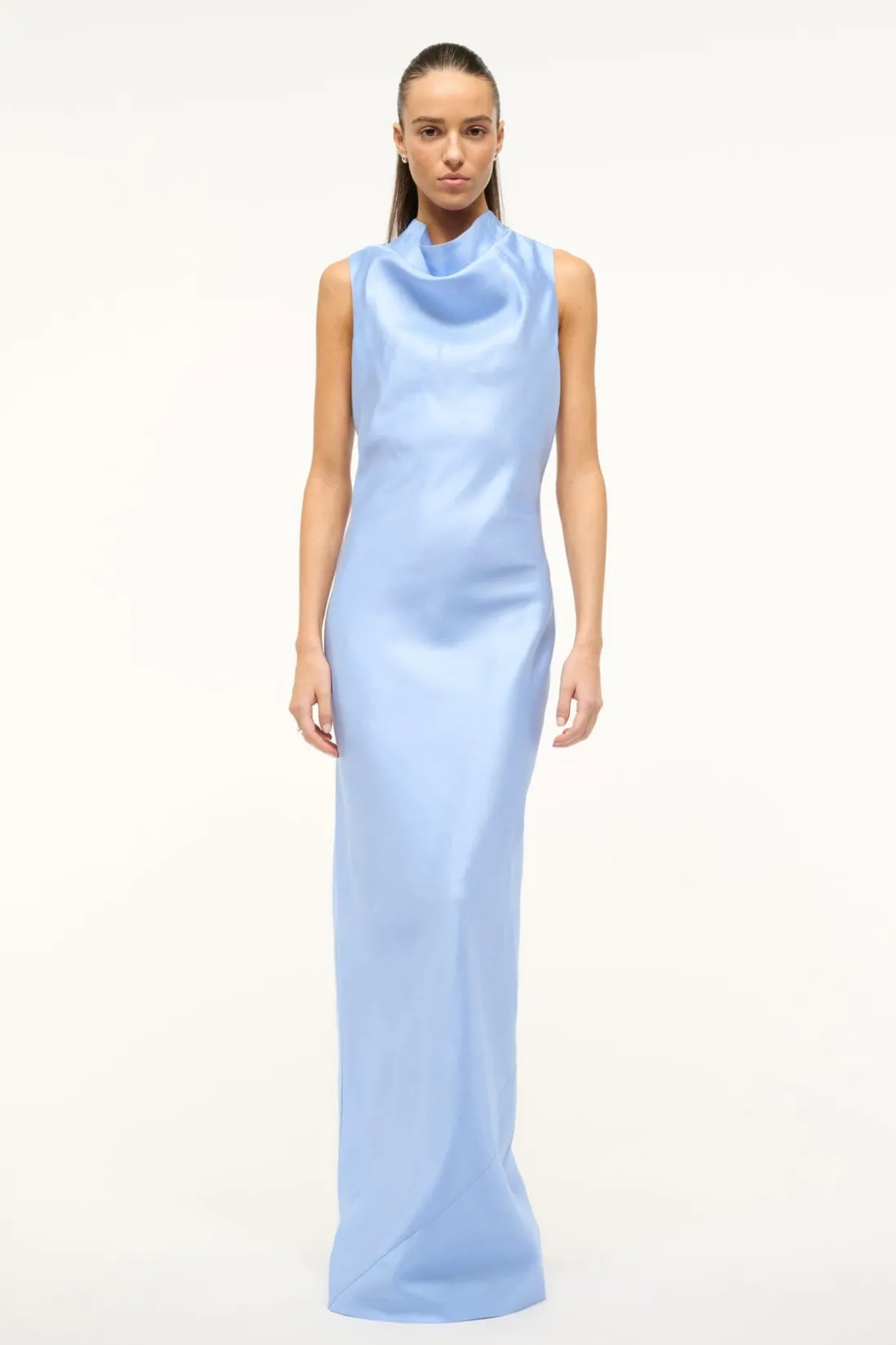 STAUD ROCHELLE DRESS PERIWINKLE Hot