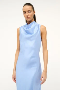 STAUD ROCHELLE DRESS   PERIWINKLE Hot
