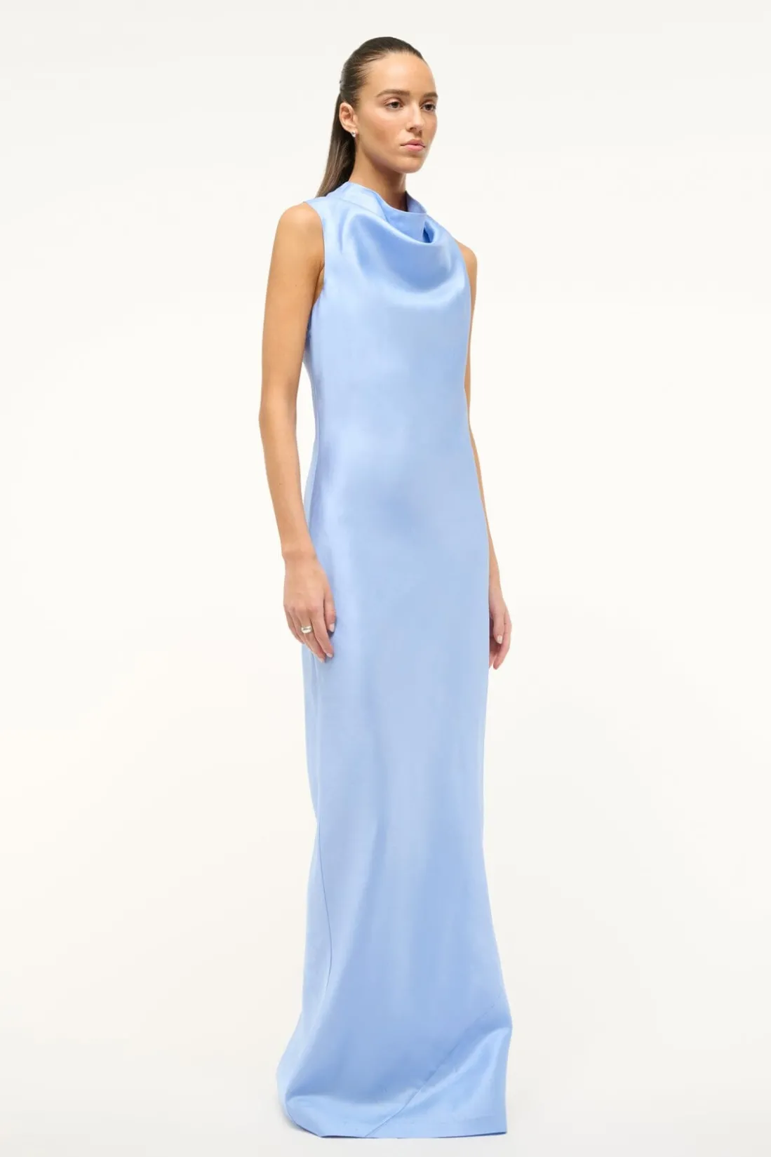 STAUD ROCHELLE DRESS PERIWINKLE Hot