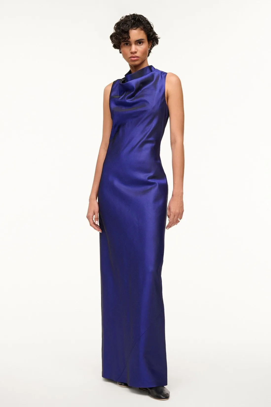 STAUD ROCHELLE DRESS VIOLET Hot
